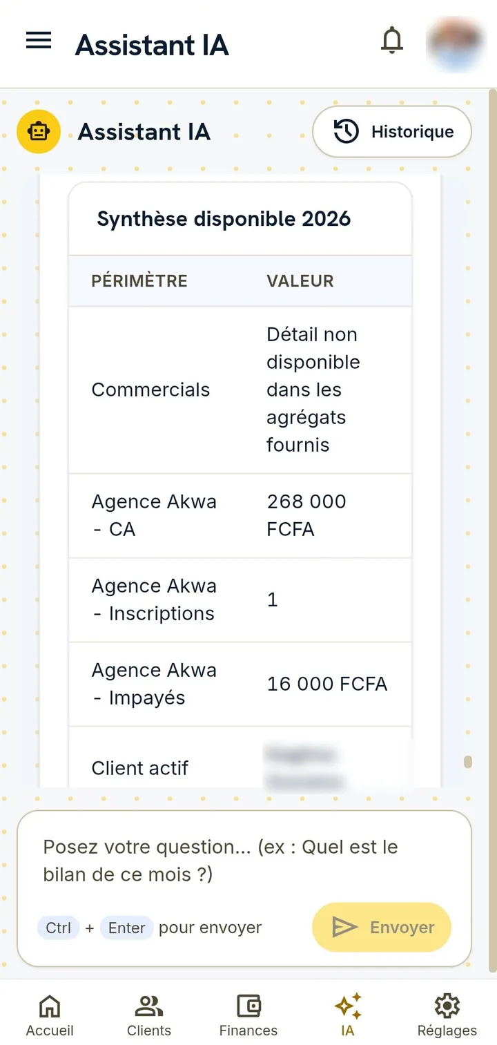 AI assistant on mobile